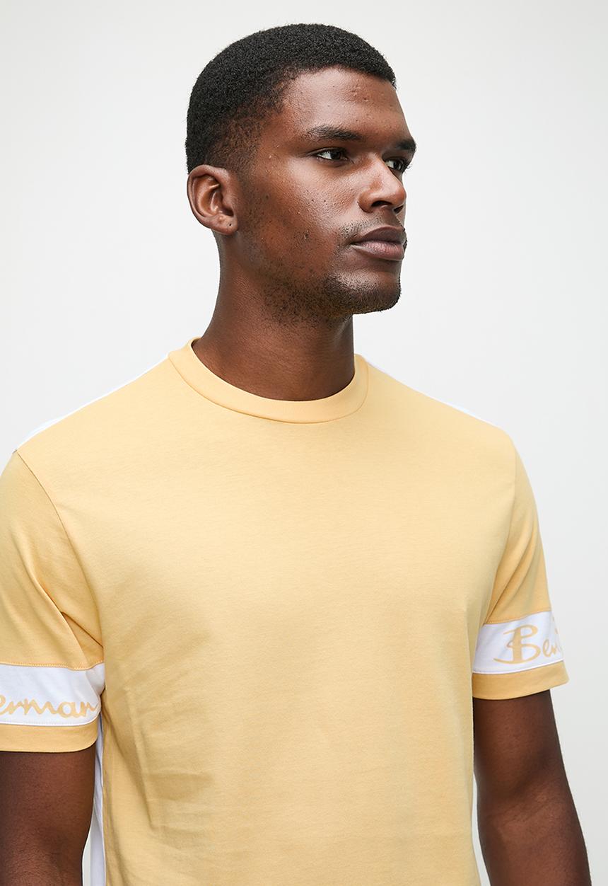 Ben Sherman - Col Block Ben Sherman Tee - New Wheat