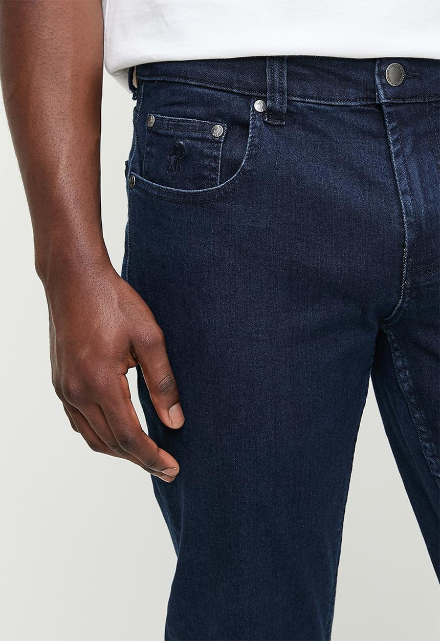 POLO - PETER  Peter Slim Leg Jean - Blue/Black