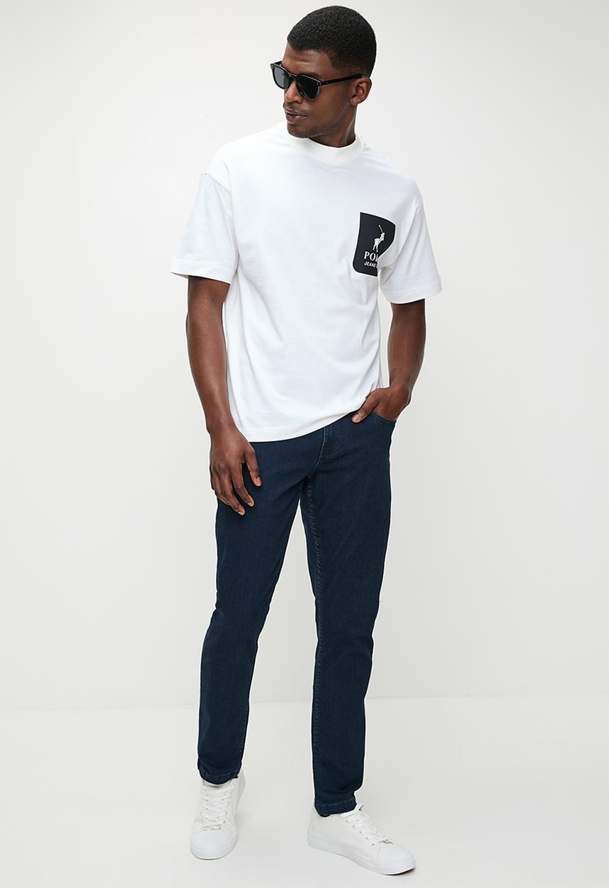 POLO - PETER  Peter Slim Leg Jean - Blue/Black