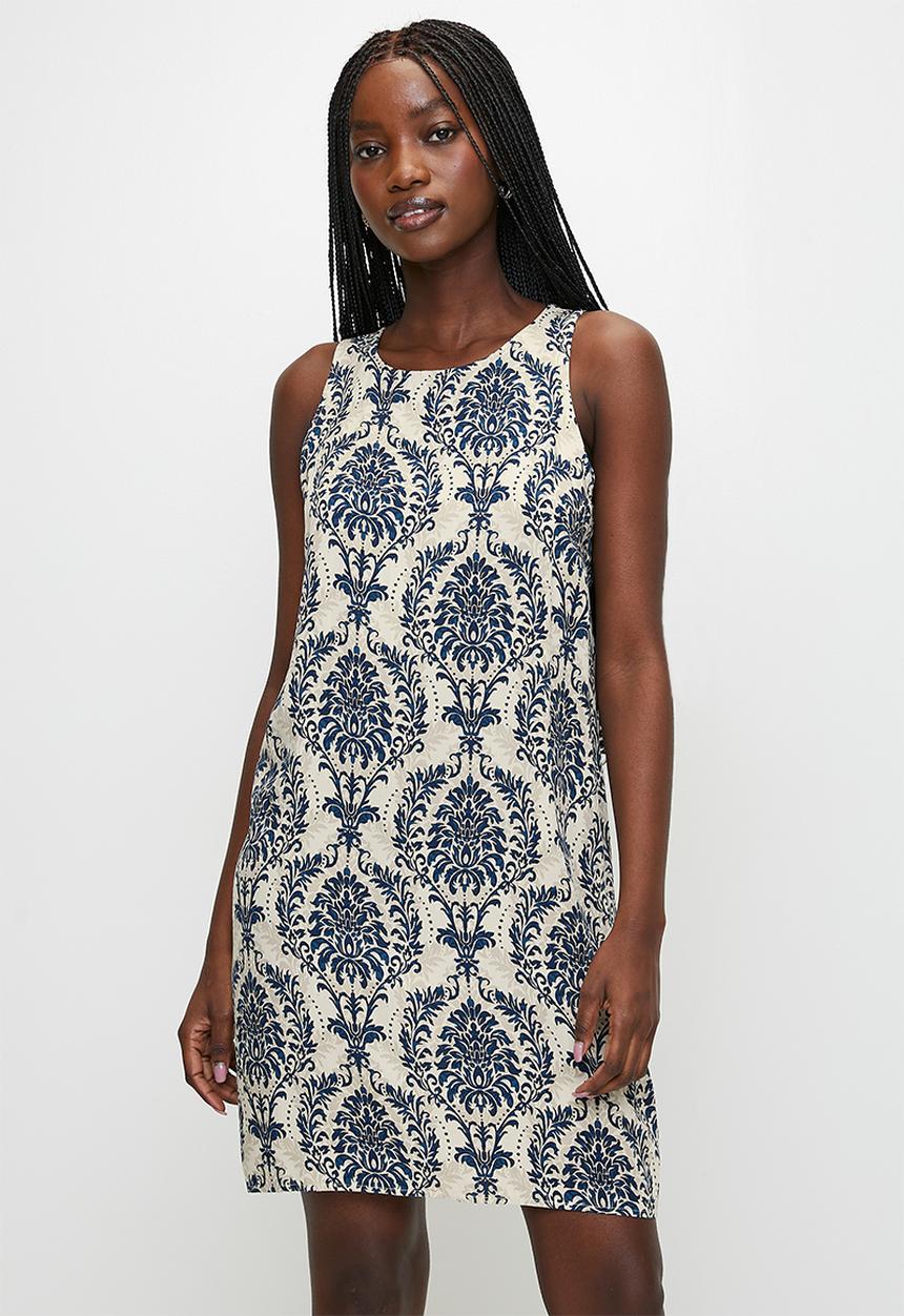 Izabel London - Racerback Slip Dress - Navy