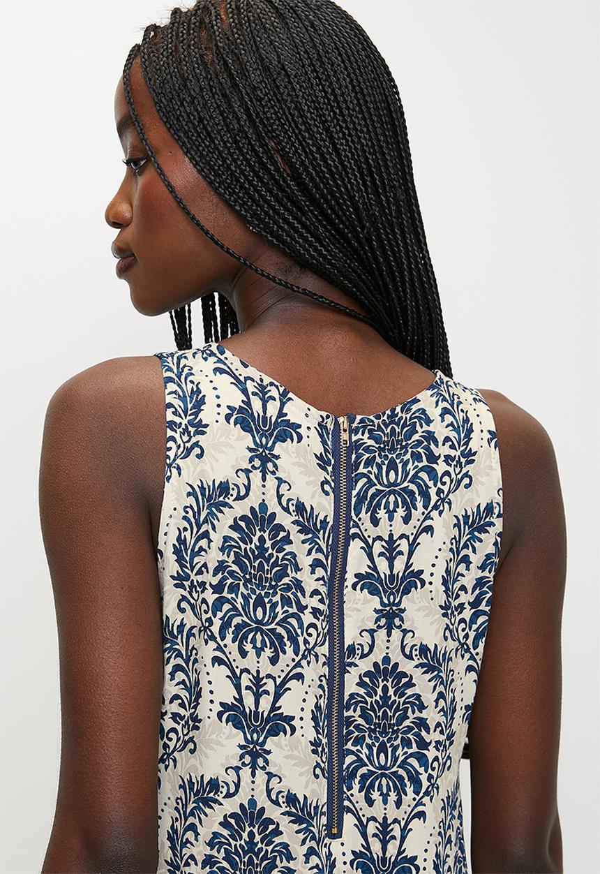 Izabel London - Racerback Slip Dress - Navy