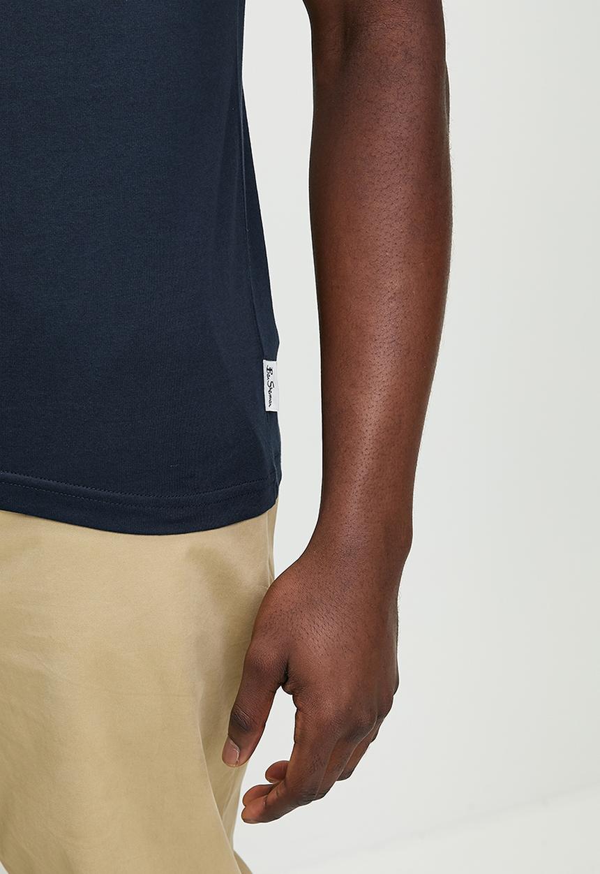 Ben Sherman - Tar Guitar Tee Shirt - Navy