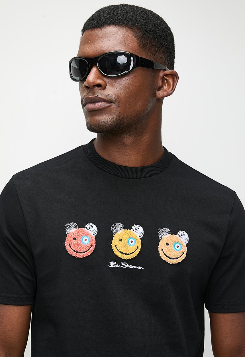 Ben Sherman - Happy Bears  - Black