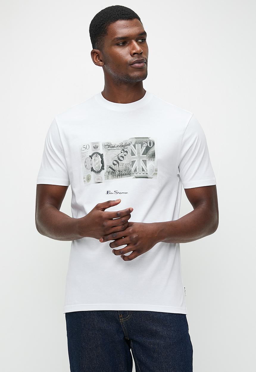 Ben Sherman - Pound Sterling Tee Shirt - White