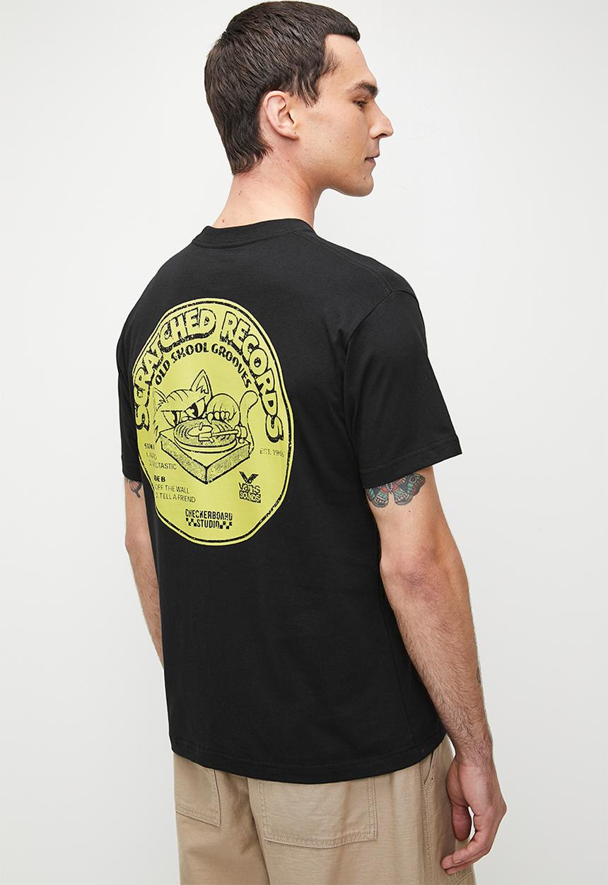 Vans - Scratched Records Short Sleeve - Black