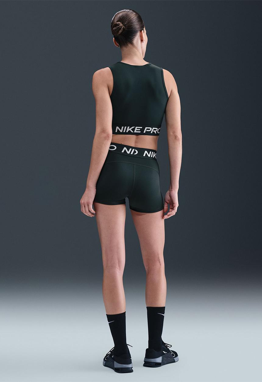 Nike - Dri-Fit Cropped Tank Top - Charcoal