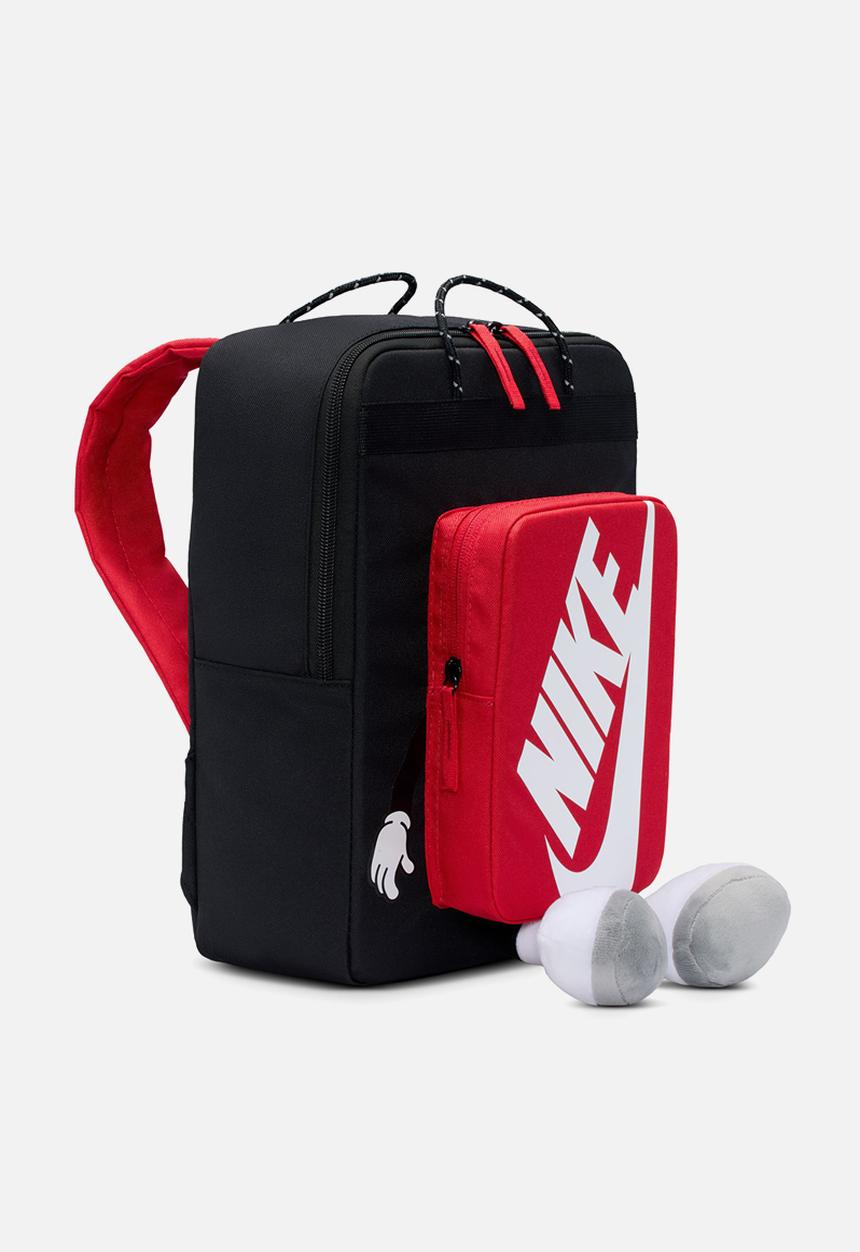 Nike - Youth Nike Boxy Backpack-Black/University Red/White