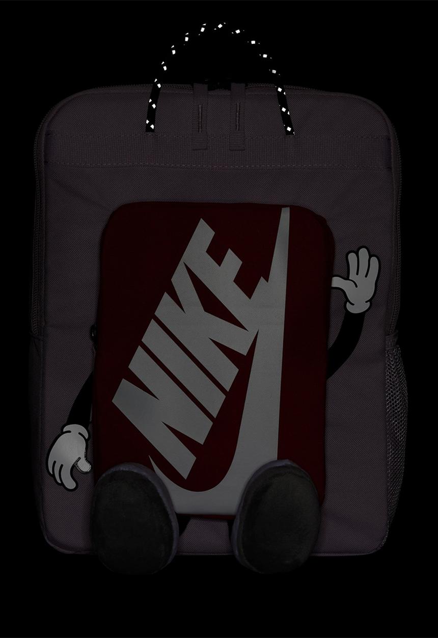 Nike - Youth Nike Boxy Backpack-Doll/University Red/White