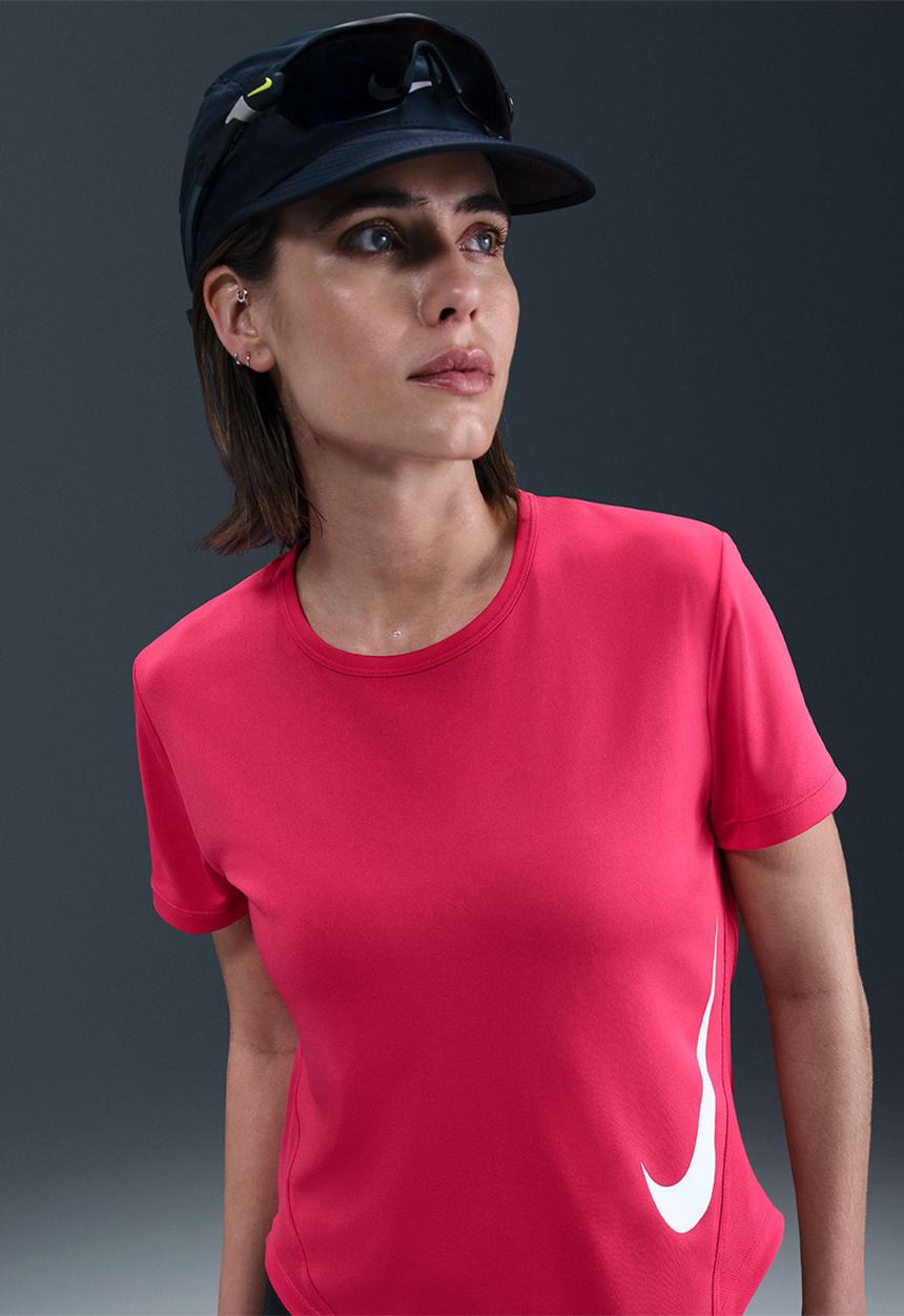 Nike - Dri-Fit Short-Sleeve Running Top - Pink