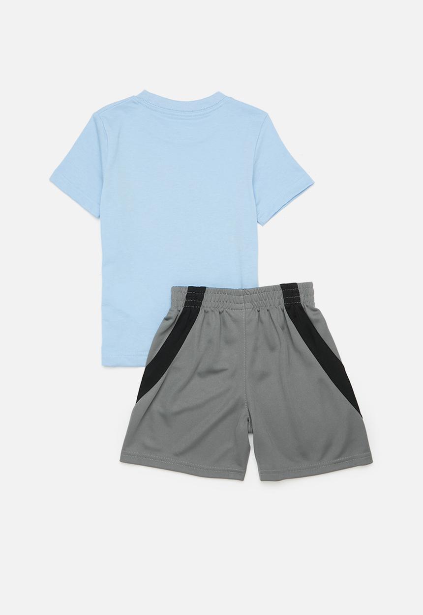 Nike - Nike knit short set - smoke grey