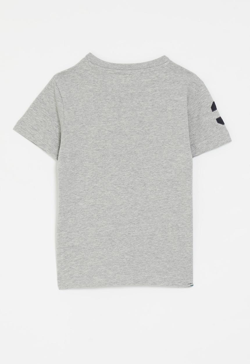 POLO - Boys james v neck tee - light grey