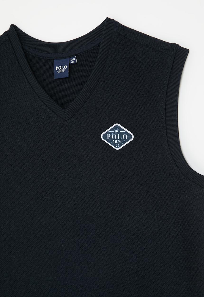 POLO - Boys ashton vest - navy