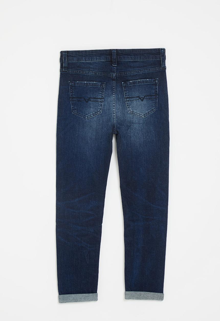 POLO - Boys malcom slim fit jean - dark wash