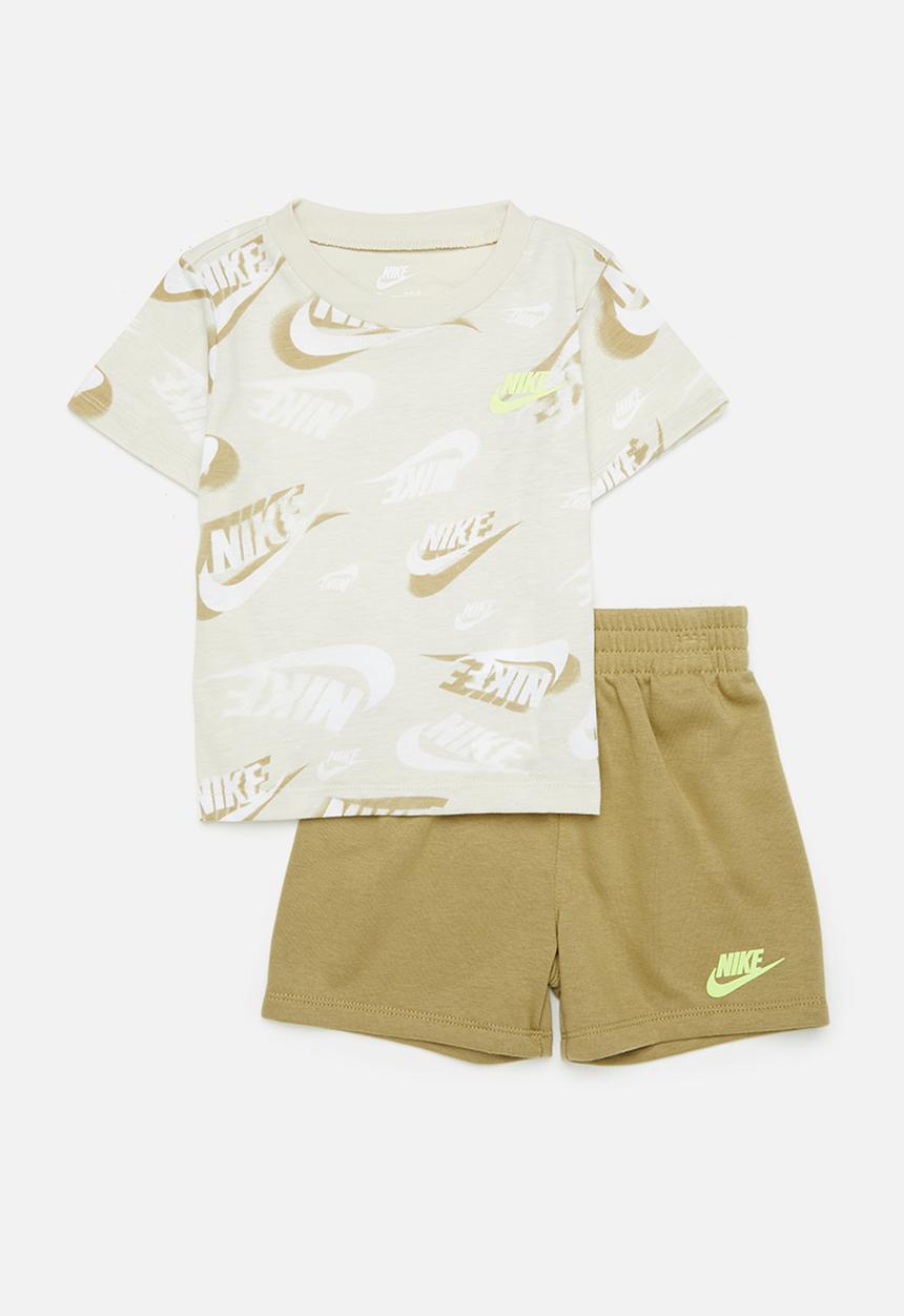 Nike - Nike knit short set - parachute beige