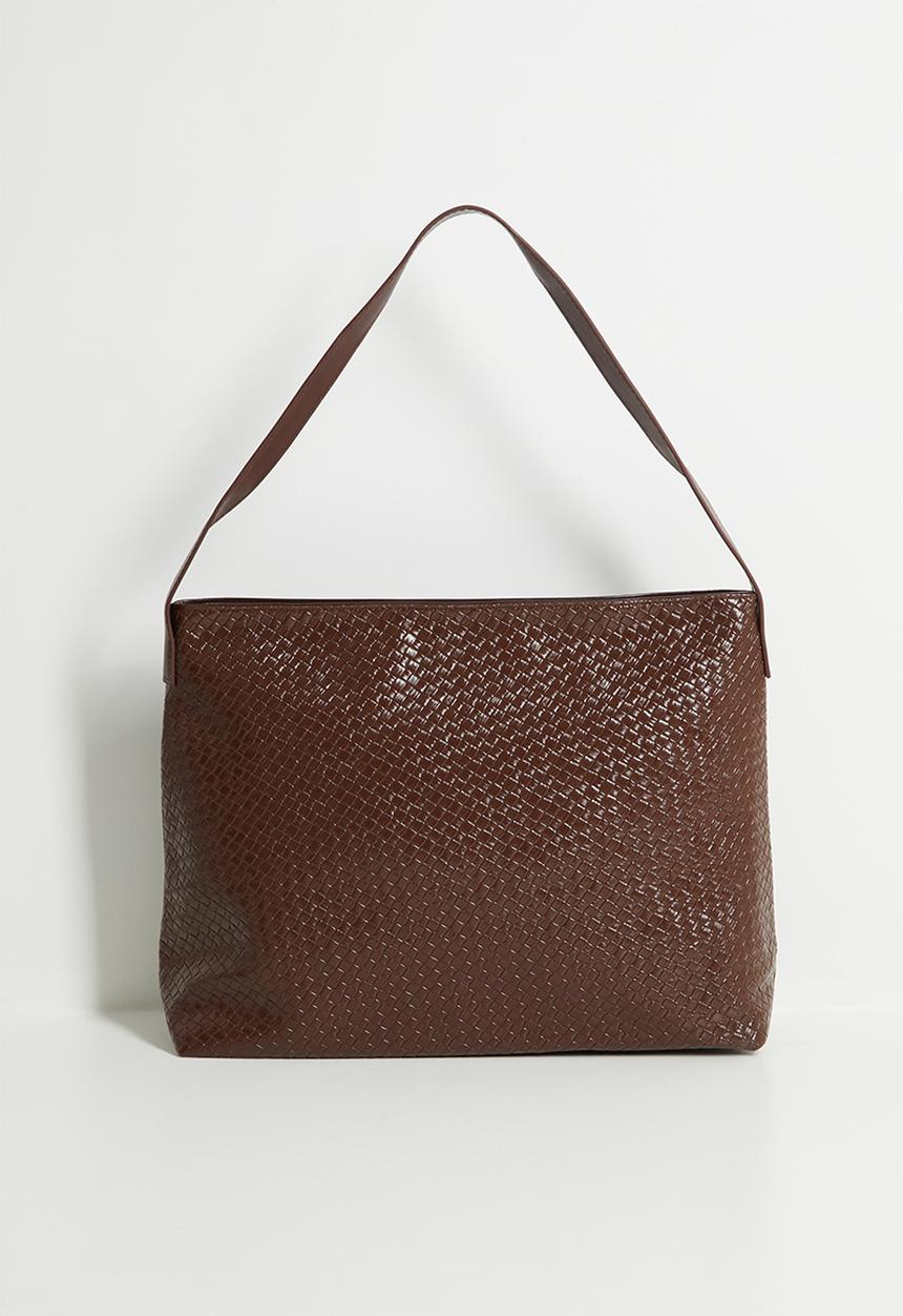 Tessa Design - Lorelei woven tote bag - brown