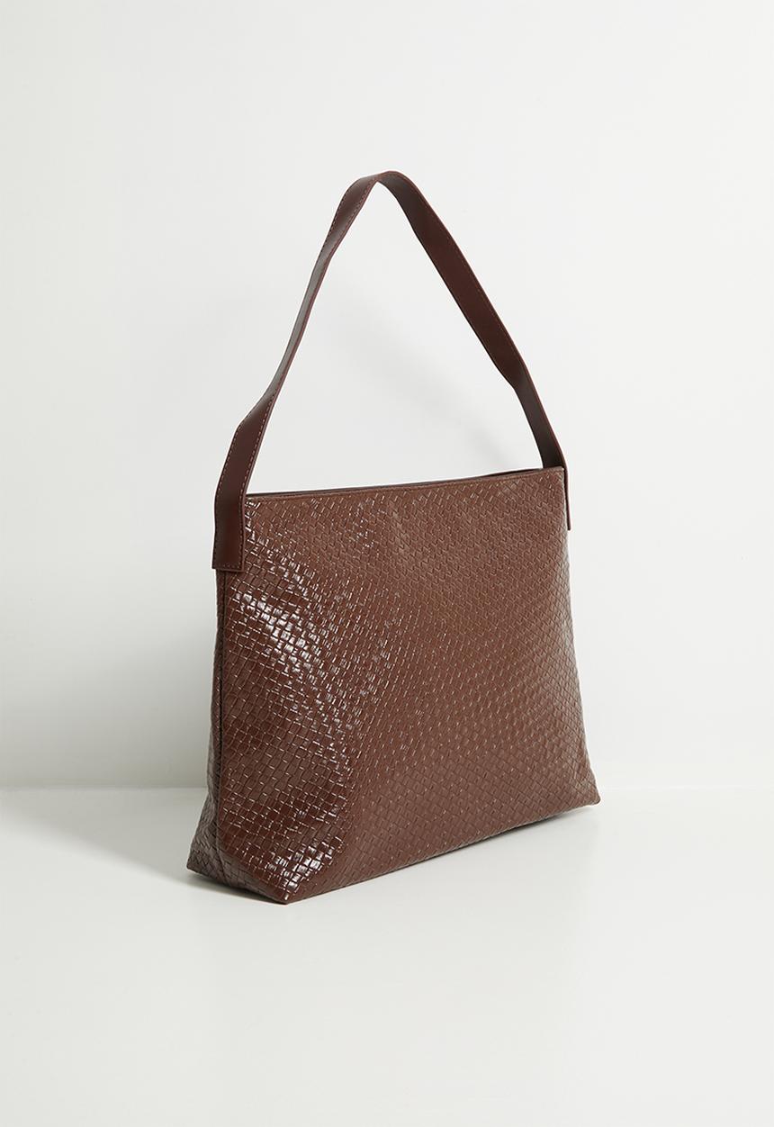 Tessa Design - Lorelei woven tote bag - brown