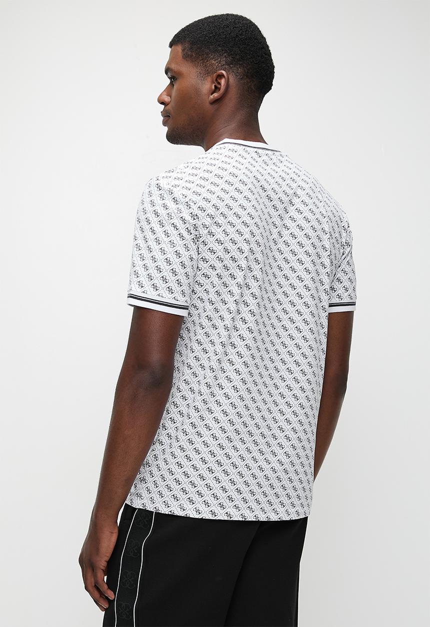 GUESS - Marshall T-Shirt - 4G Aop Salt White