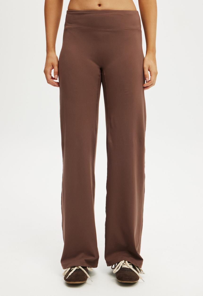 Cotton On - Ultra Soft Wide Leg Pant - Deep Taupe