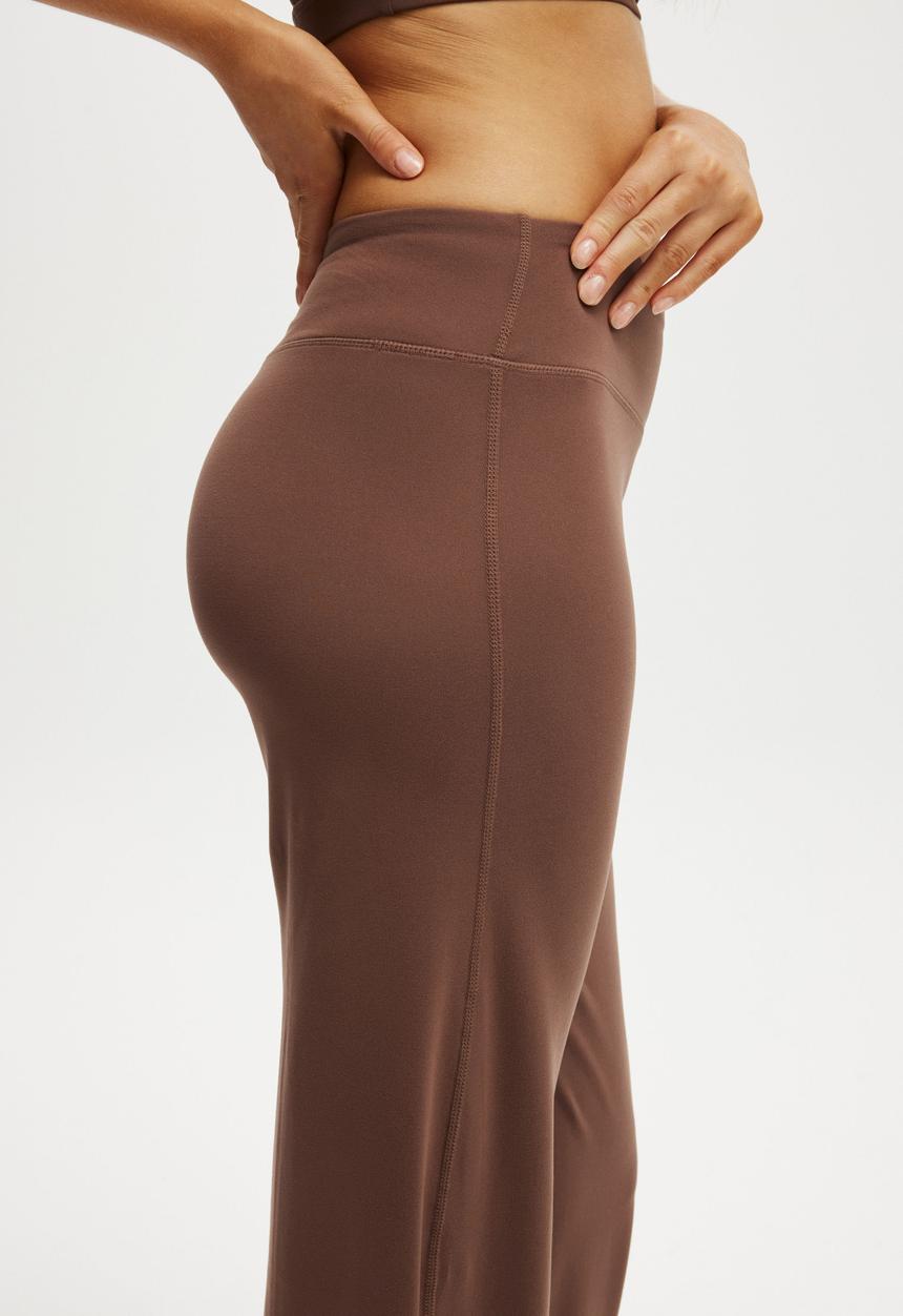 Cotton On - Ultra Soft Wide Leg Pant - Deep Taupe