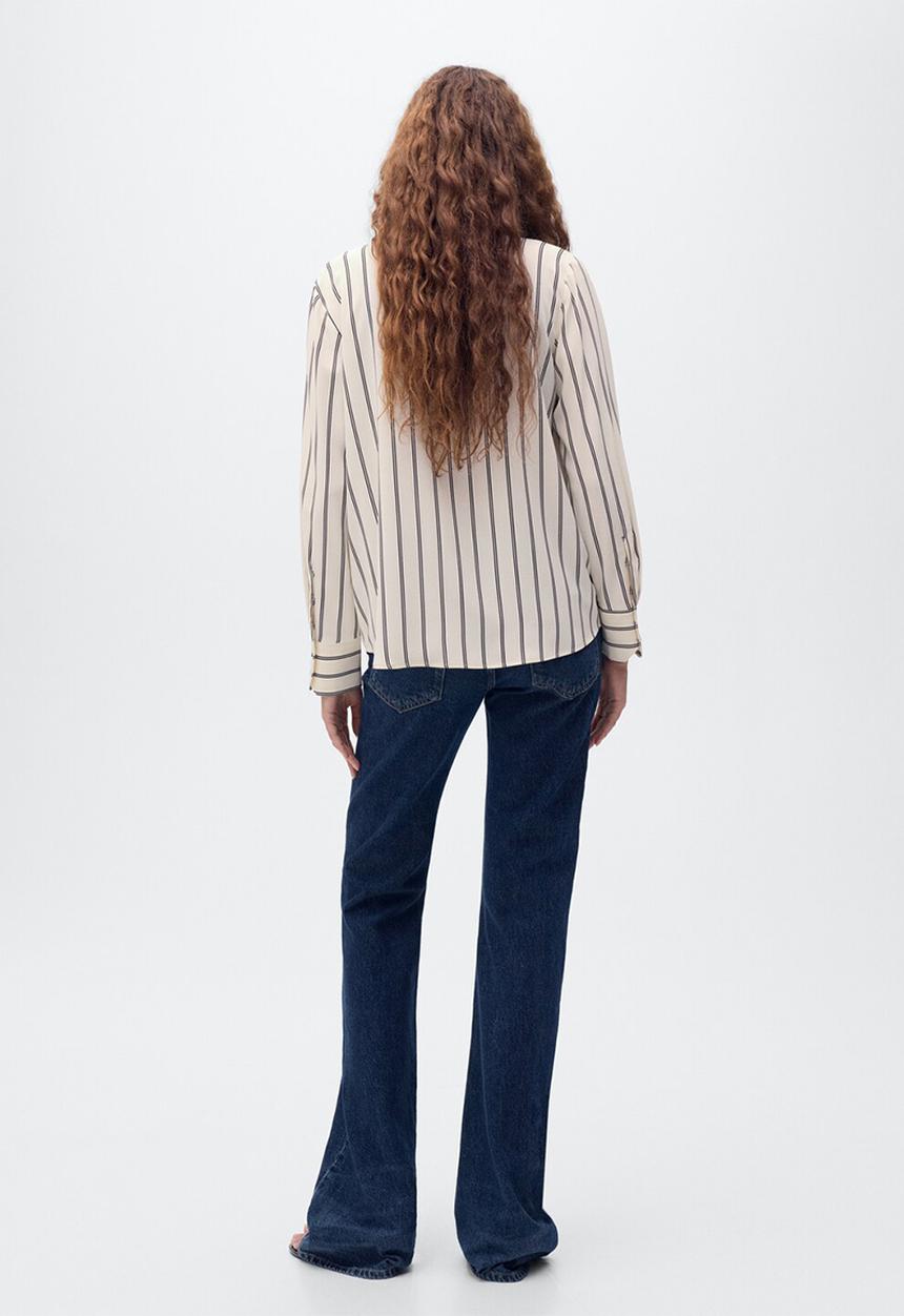 MANGO - Shirt Basic - Light Beige