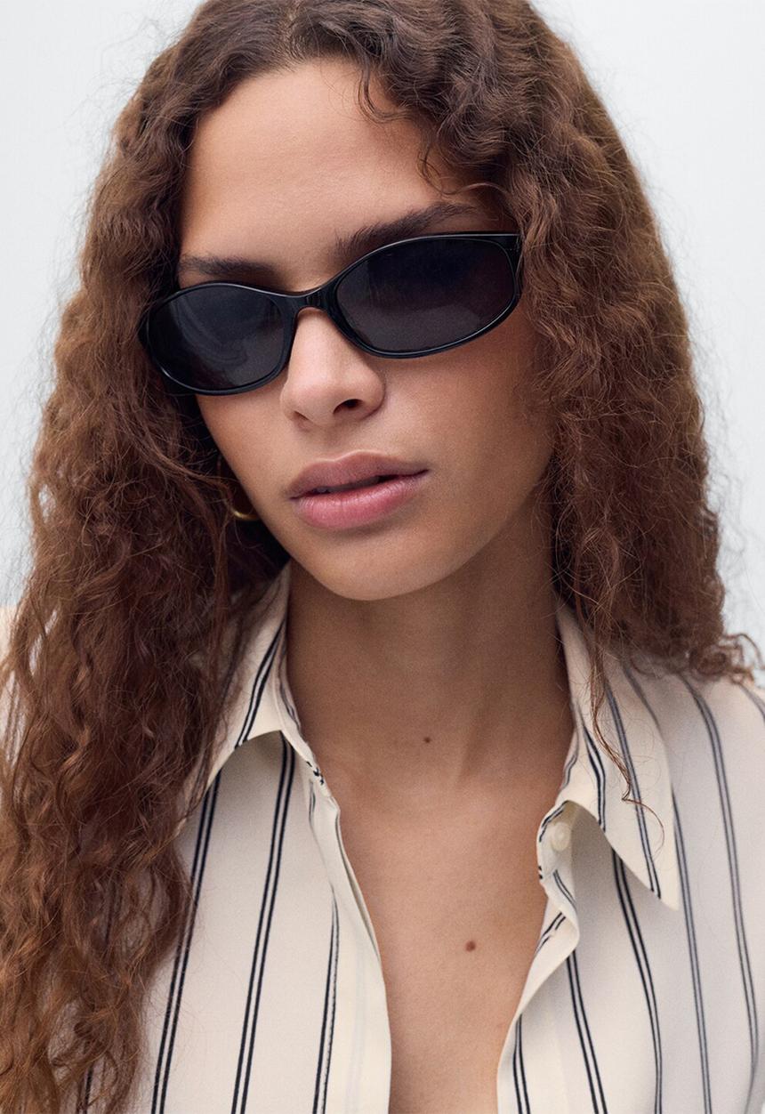 MANGO - Shirt Basic - Light Beige