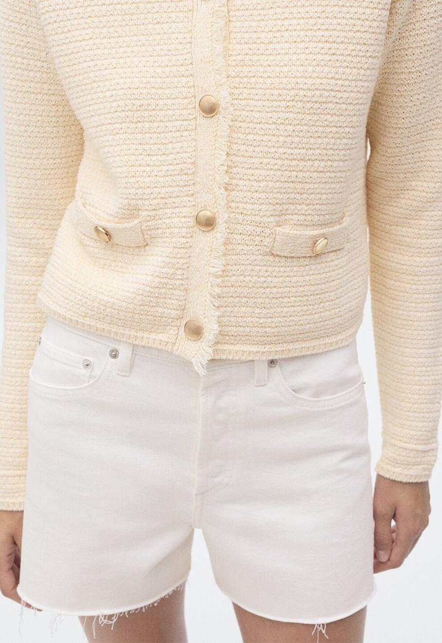 MANGO - Jacket Kokotxa - Light Beige