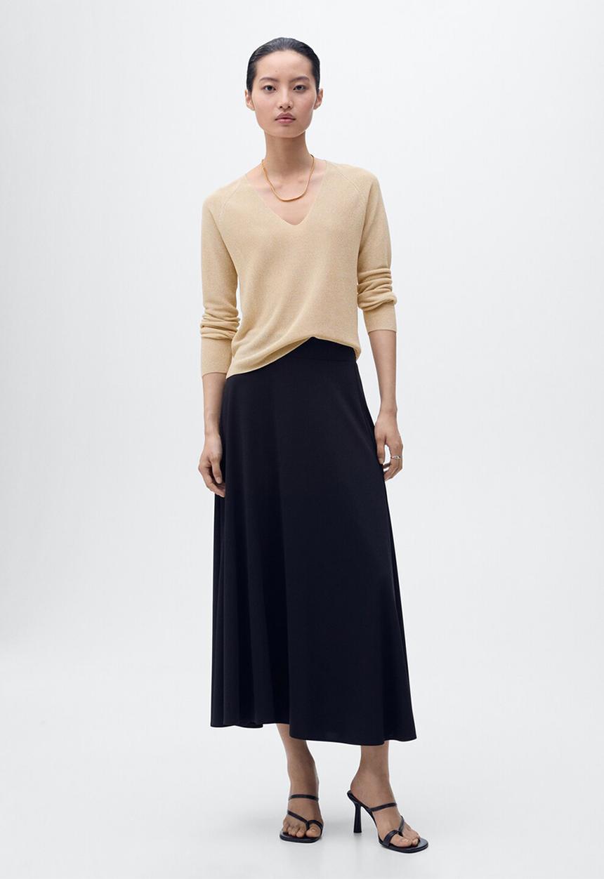 MANGO - Sweater Kling - Gold