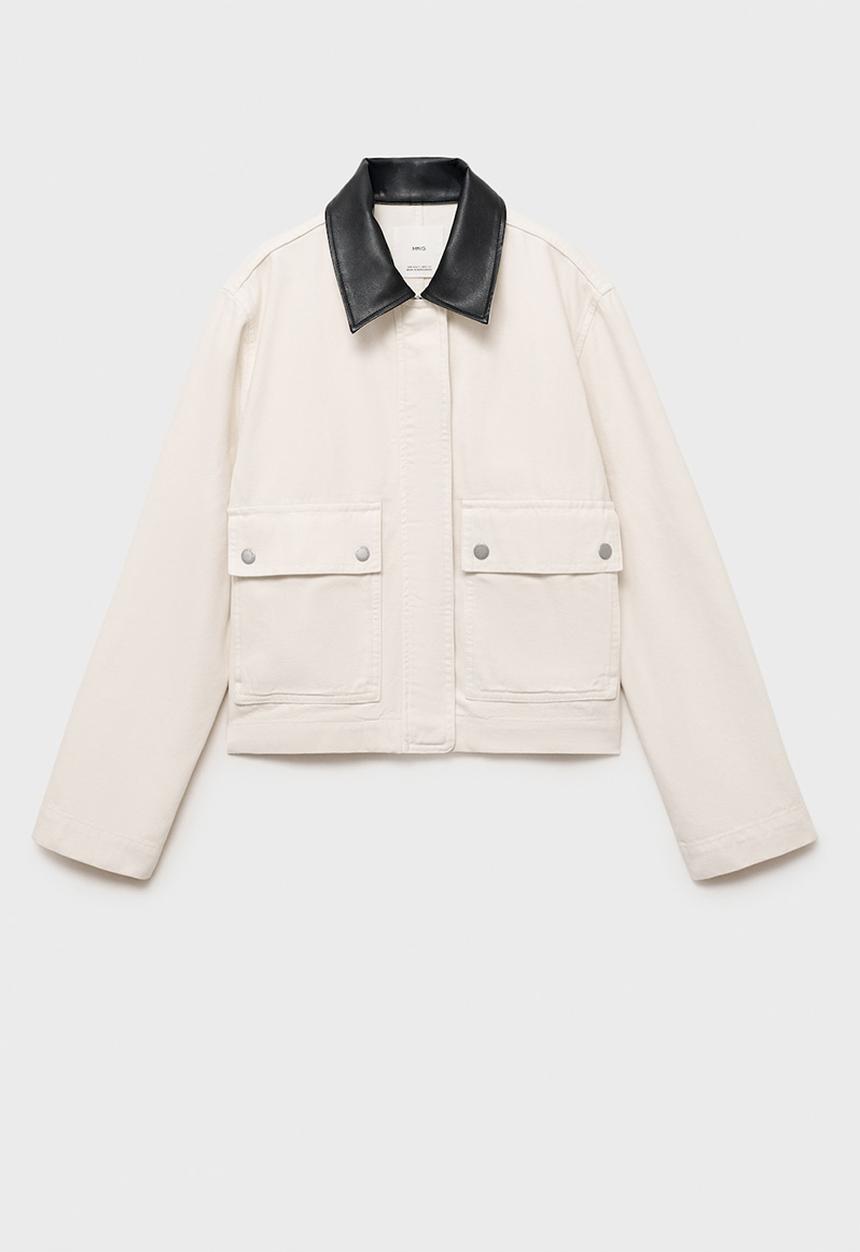 MANGO - Jacket Amelia - Light Beige