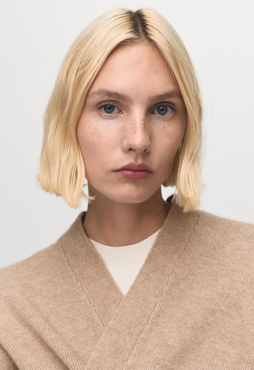MANGO - Coat Ringon - Light/Pastel Gray