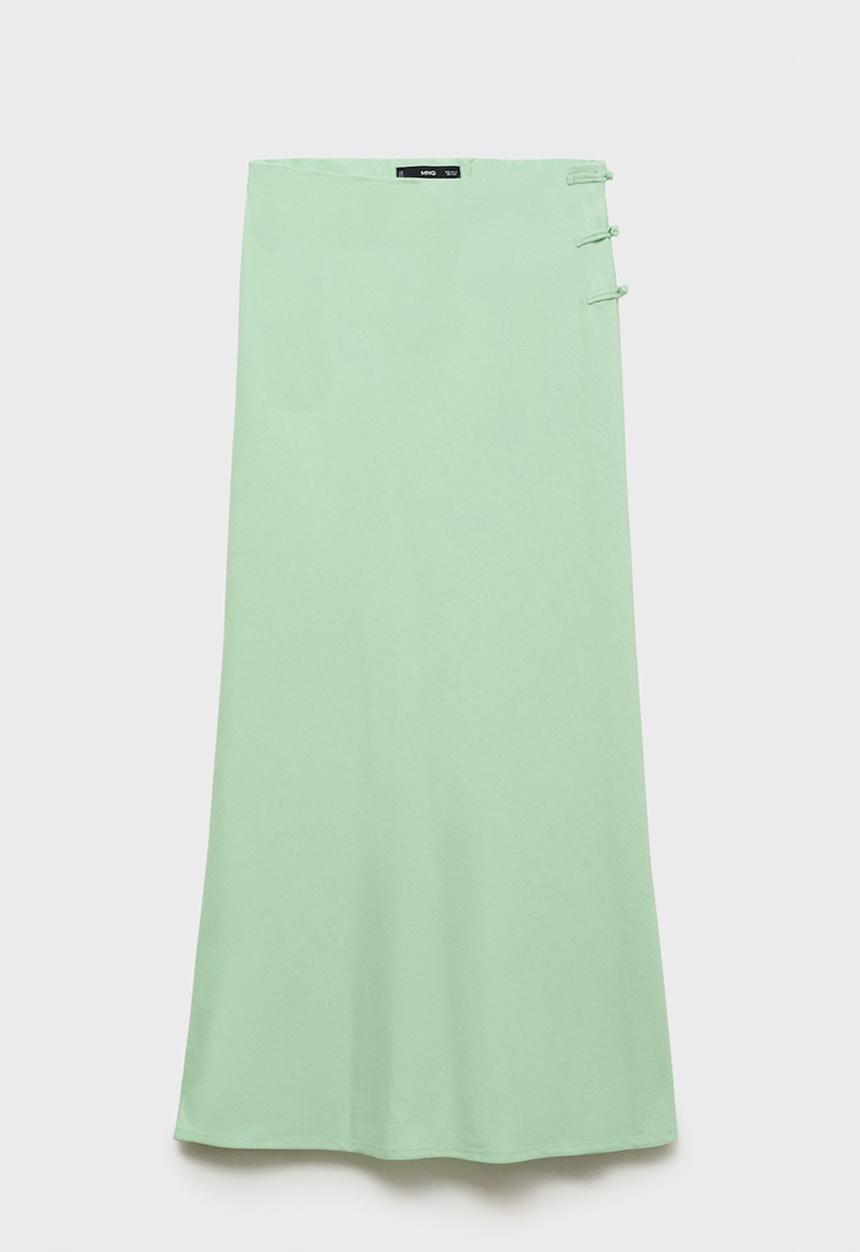 MANGO - Skirt Laguna - Light Pastel Green