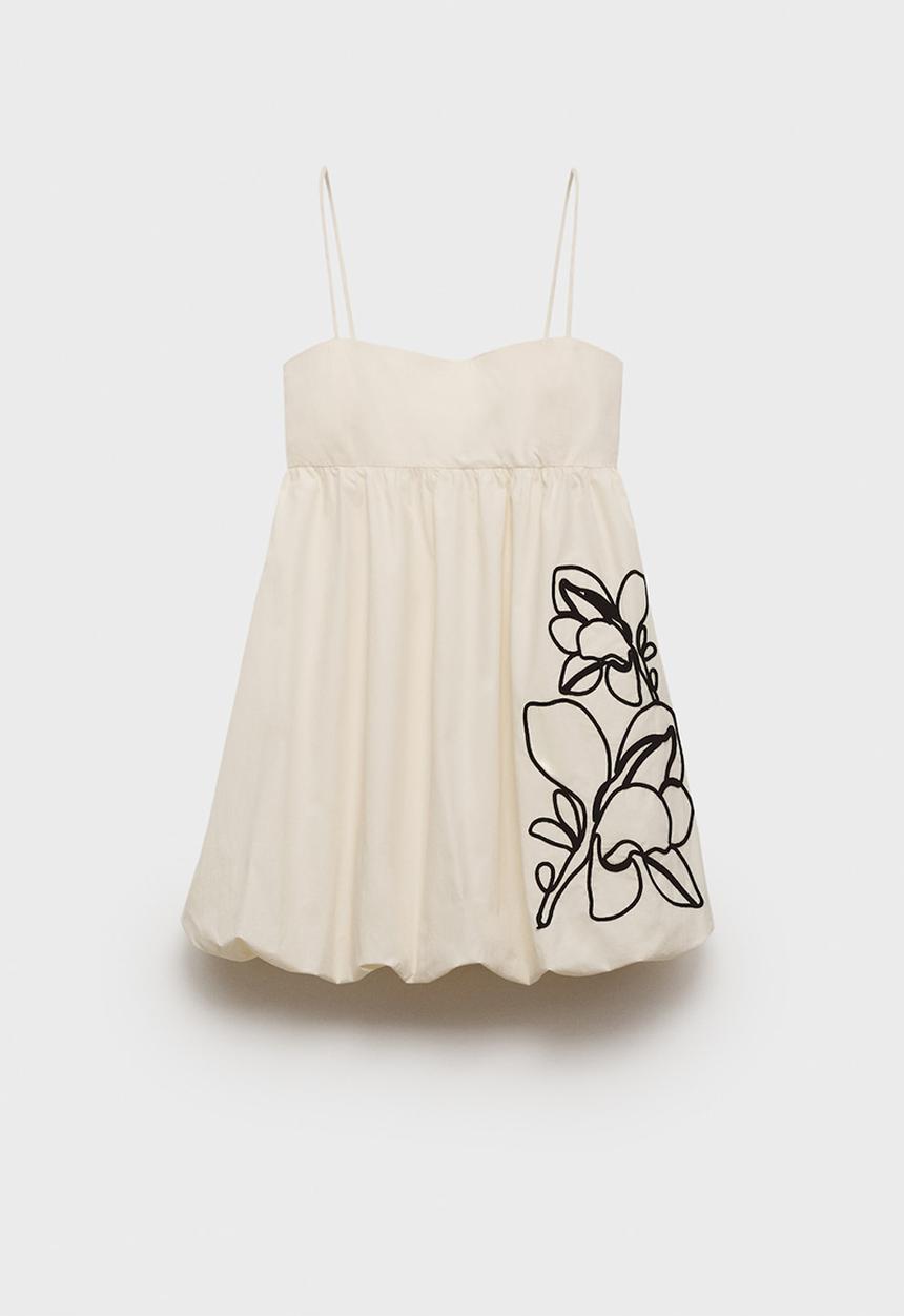 MANGO - Dress Bari - Natural