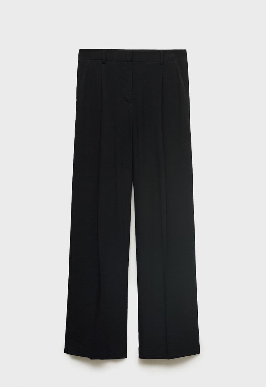 MANGO - Trousers Carla - Black