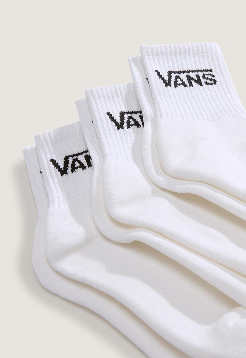 Vans - Classic Half Crew 3 Pack - White