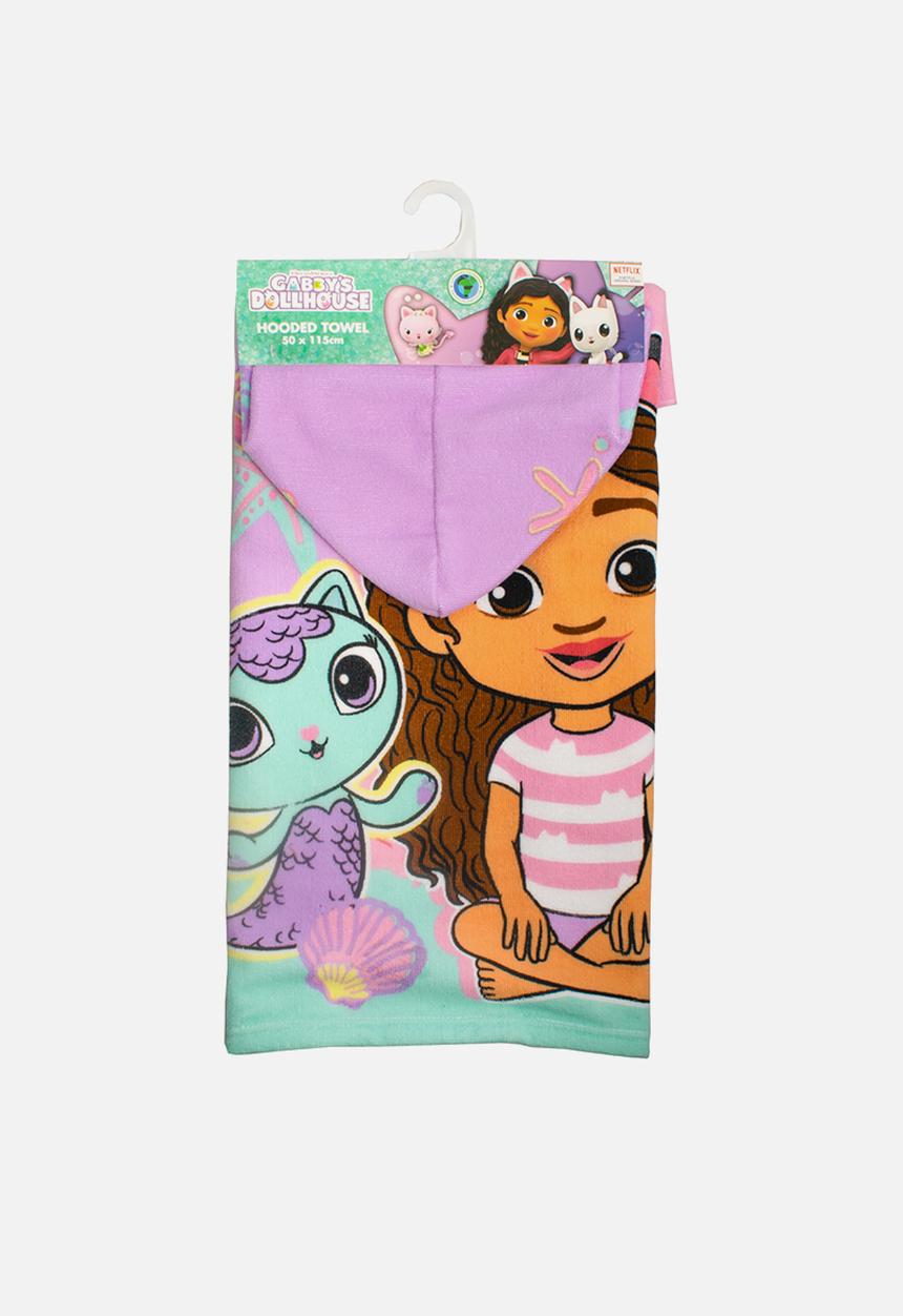 Character Group - Gabby's dollhouse hooded towel -multi