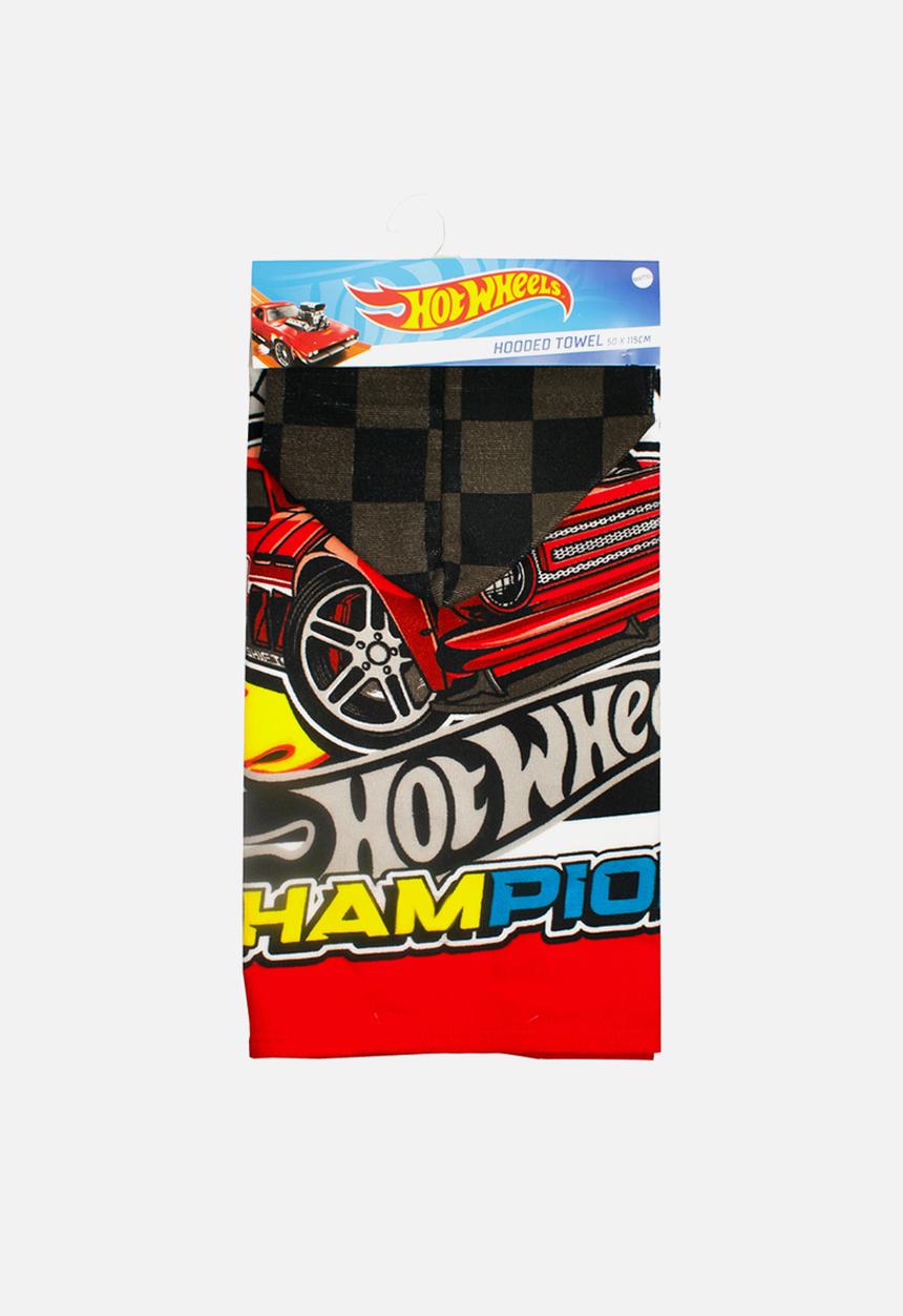 Character Group - Hot wheels hooded towel -multi