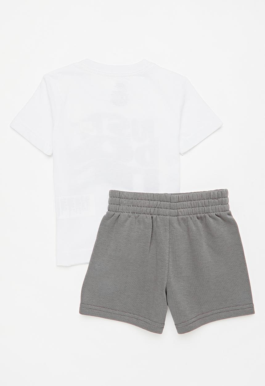 Nike - Nike knit short set - smoke grey