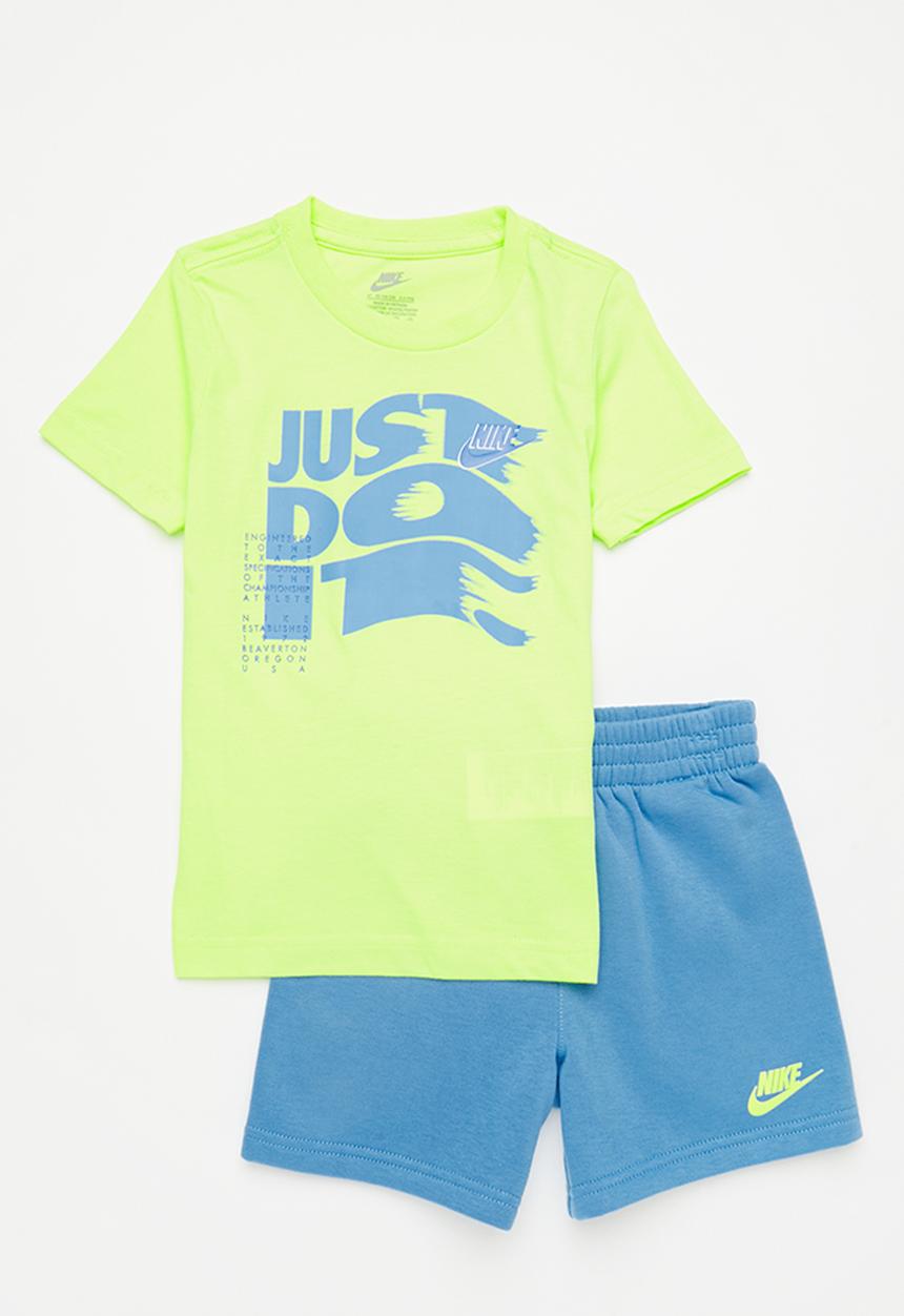 Nike - Nike knit short set - blue beyond