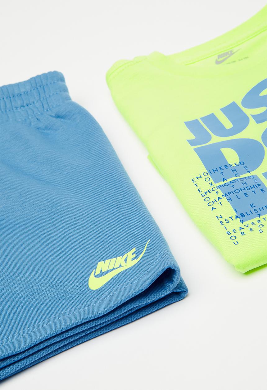 Nike - Nike knit short set - blue beyond