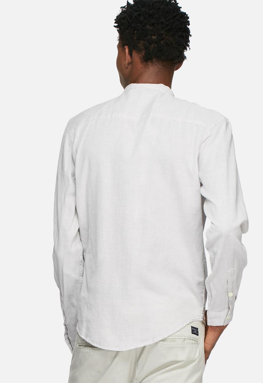 Bellfield - Slub mandarin shirt