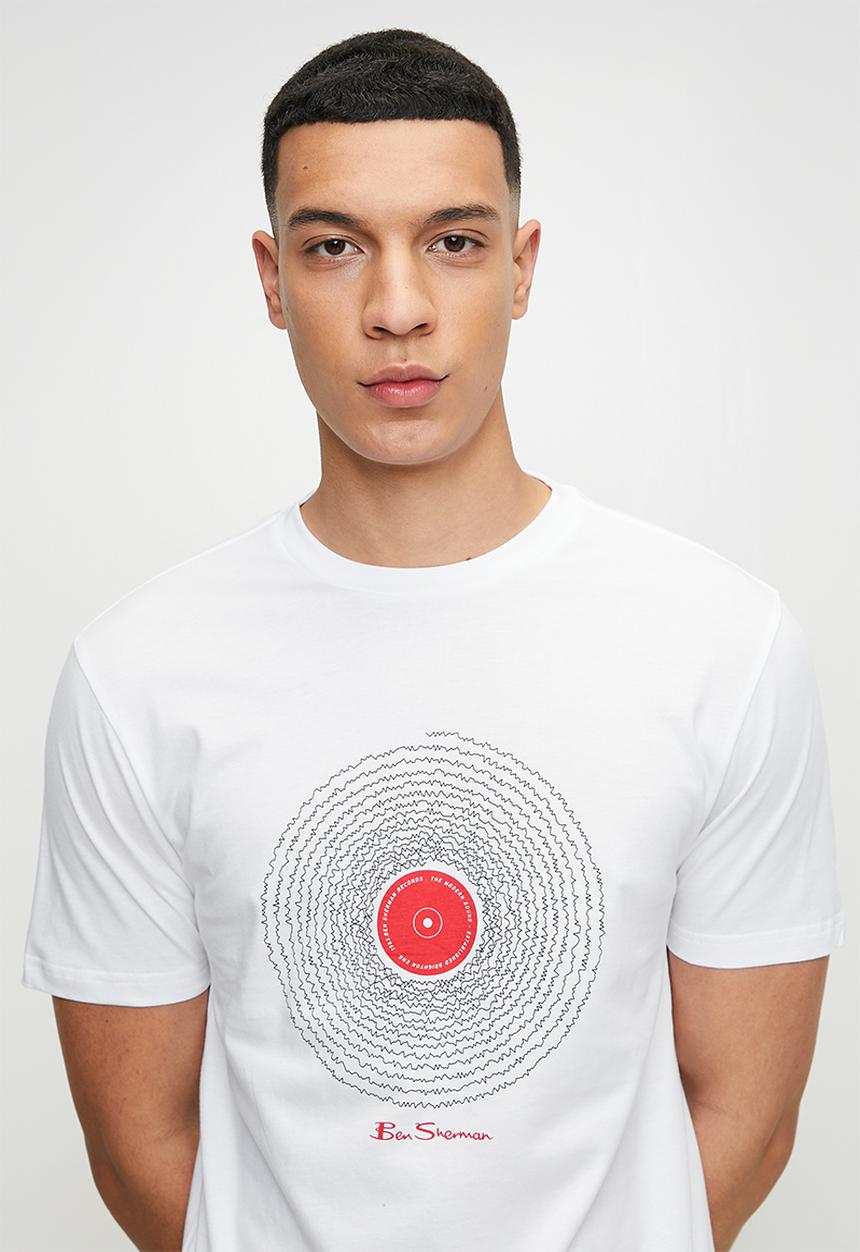 Ben Sherman - Sound Wave Record - White