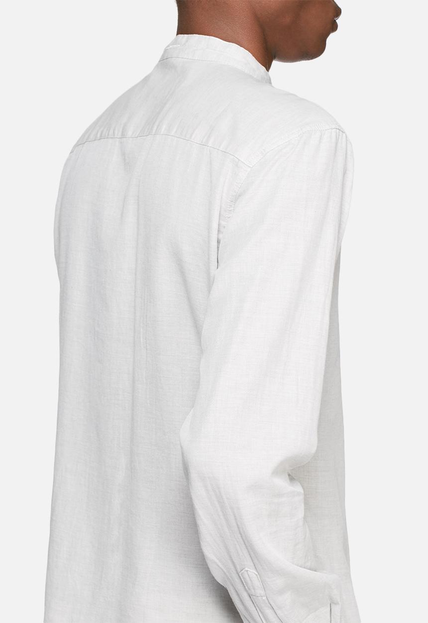 Bellfield - Slub mandarin shirt
