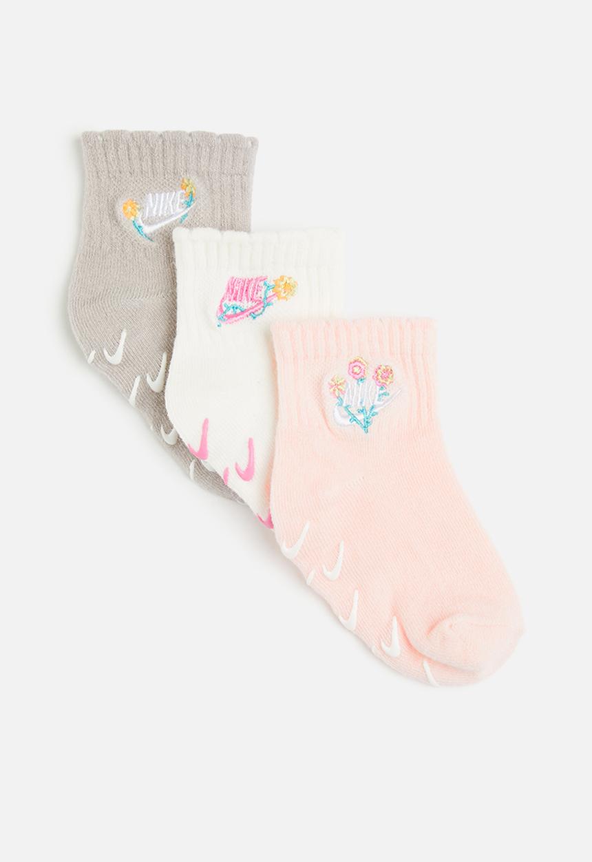 Nike - Nike 3pk quarter sock - sail