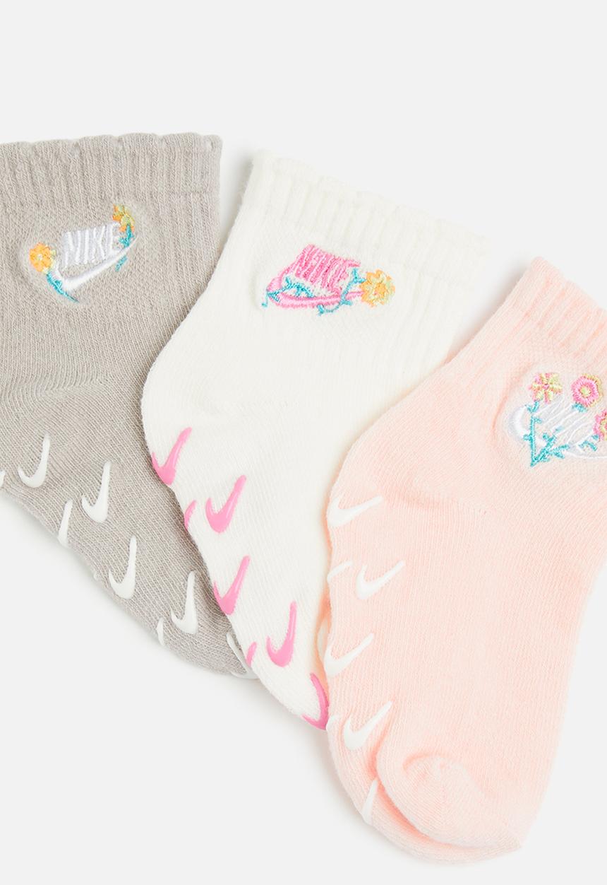 Nike - Nike 3pk quarter sock - sail