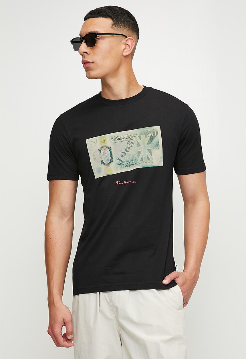 Ben Sherman - Pound Sterling Tee Shirt - Black