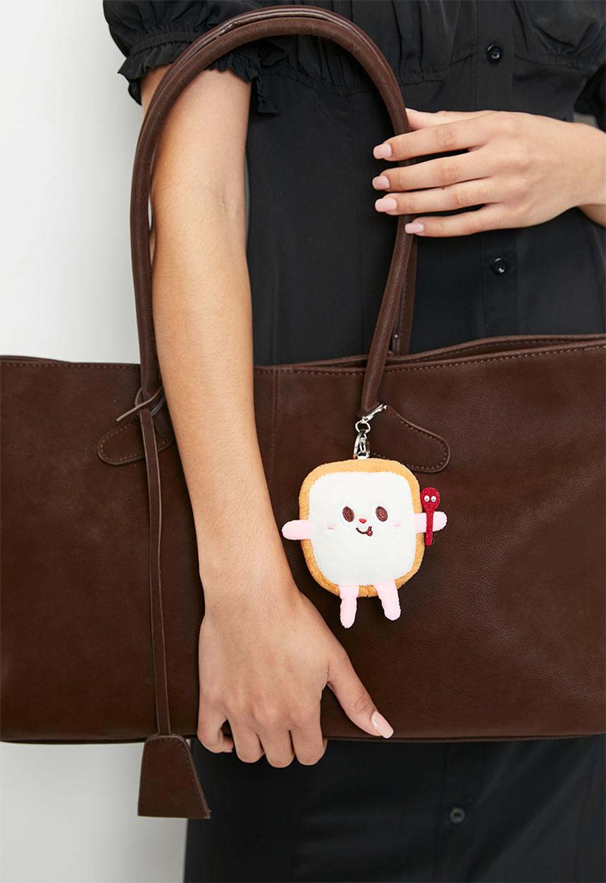 Tessa Design - Georgia plush toy bag charm accessory-beige