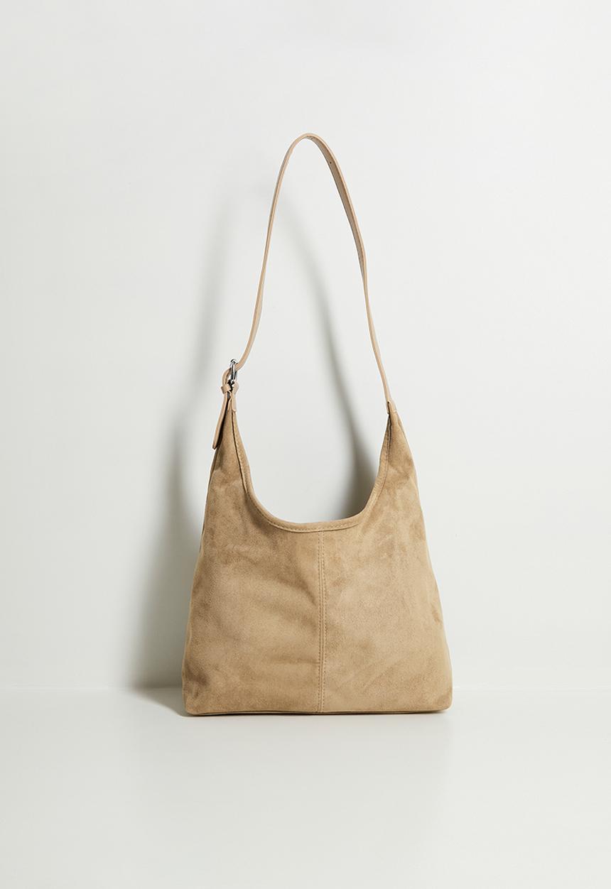 Tessa Design - Nicolina slouch hobo bag with buckle-tan