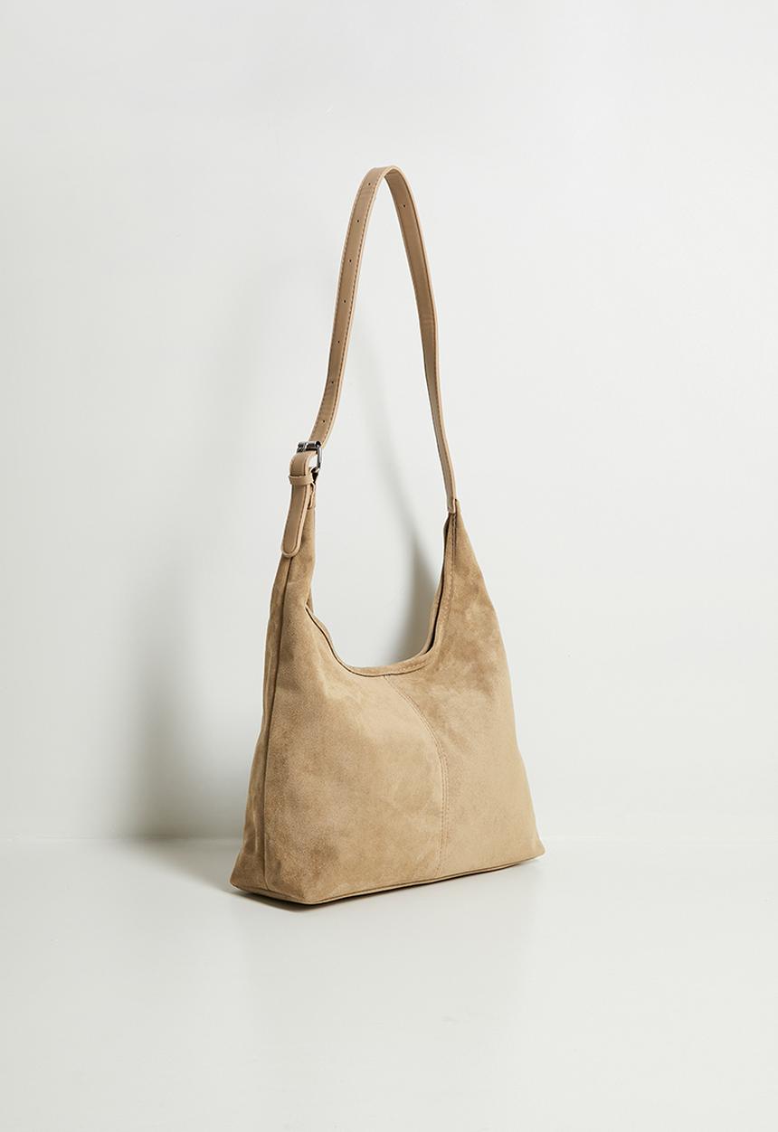 Tessa Design - Nicolina slouch hobo bag with buckle-tan