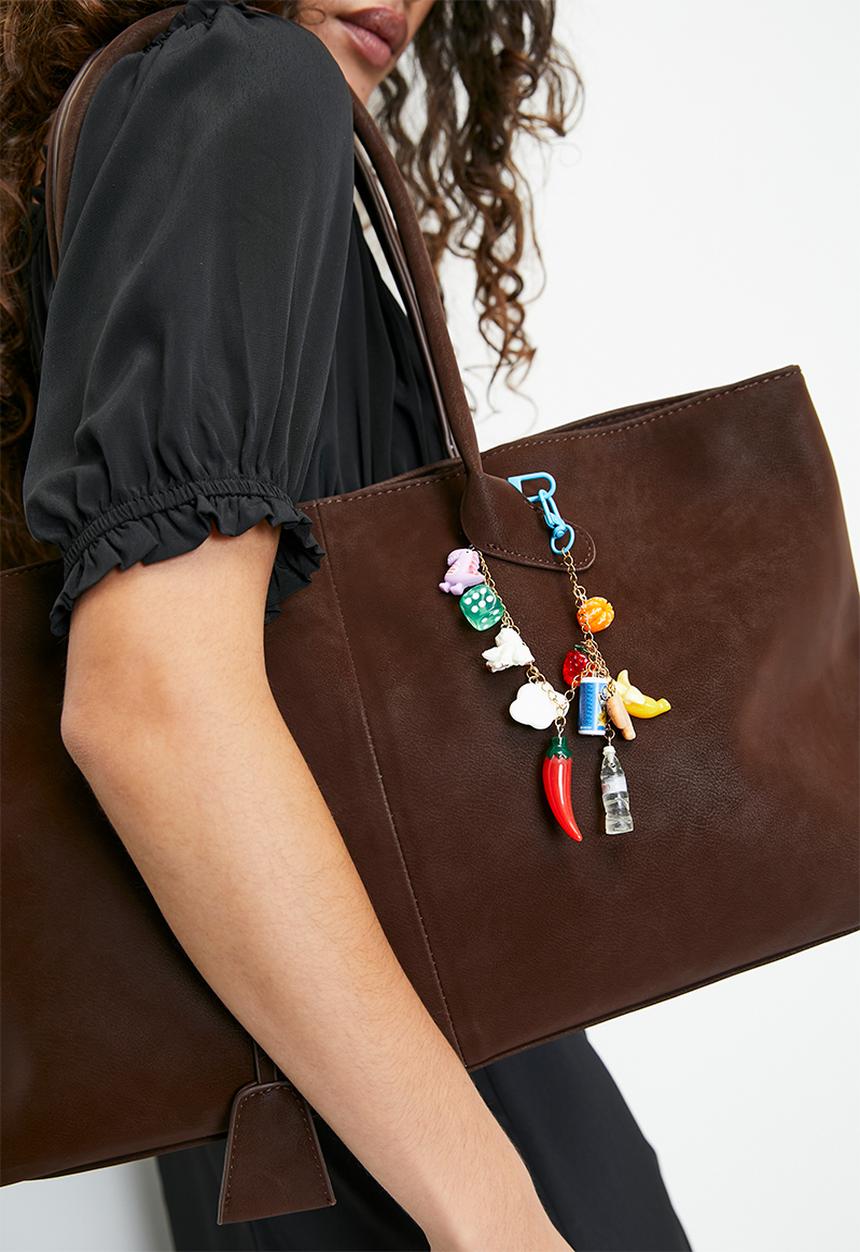 Tessa Design - Aurora food chain bag charm-multi