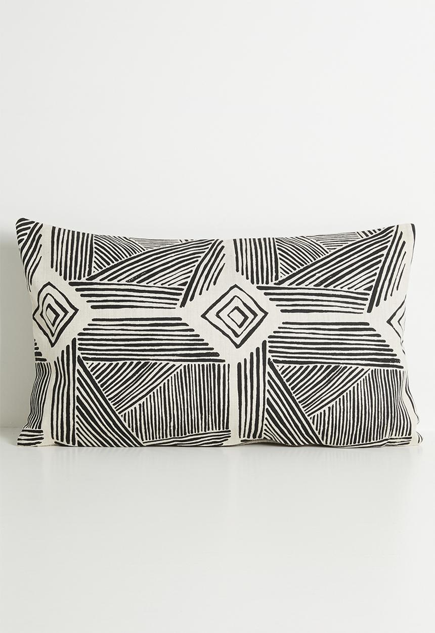 Hertex Fabrics - Sutherland cushion cover - Black