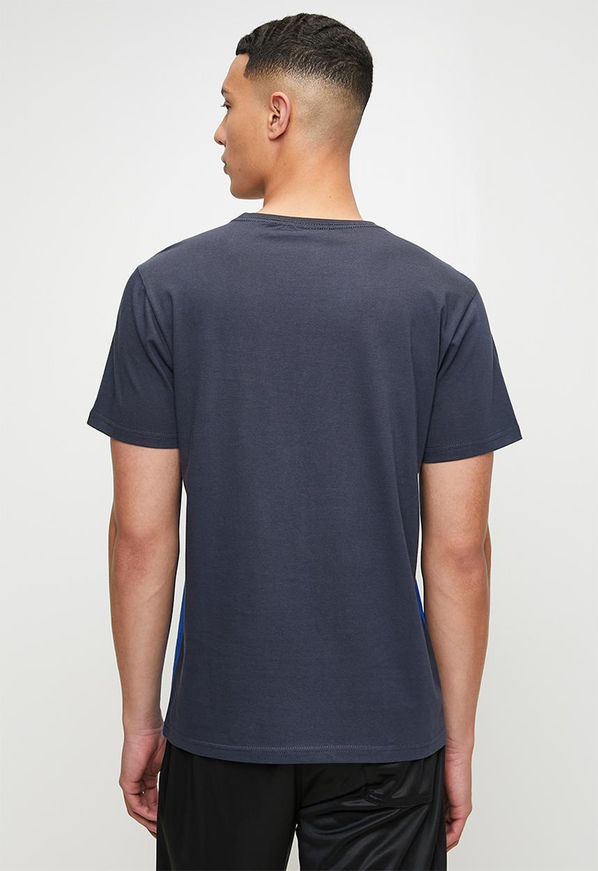 Reebok - Ainsley Crew Neck Colour Block Tee - Vector Navy/White/Vector Blue